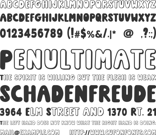 RetroVibes font preview