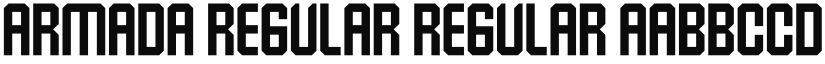 Armada Regular Regular font