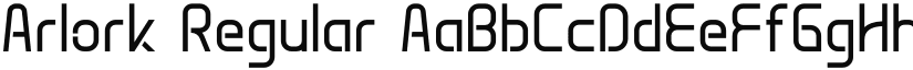 Arlork Regular font