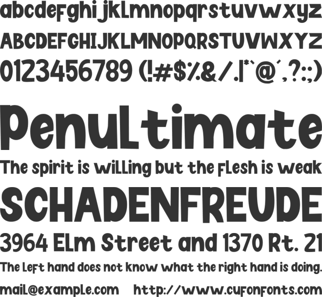 Blockland font preview