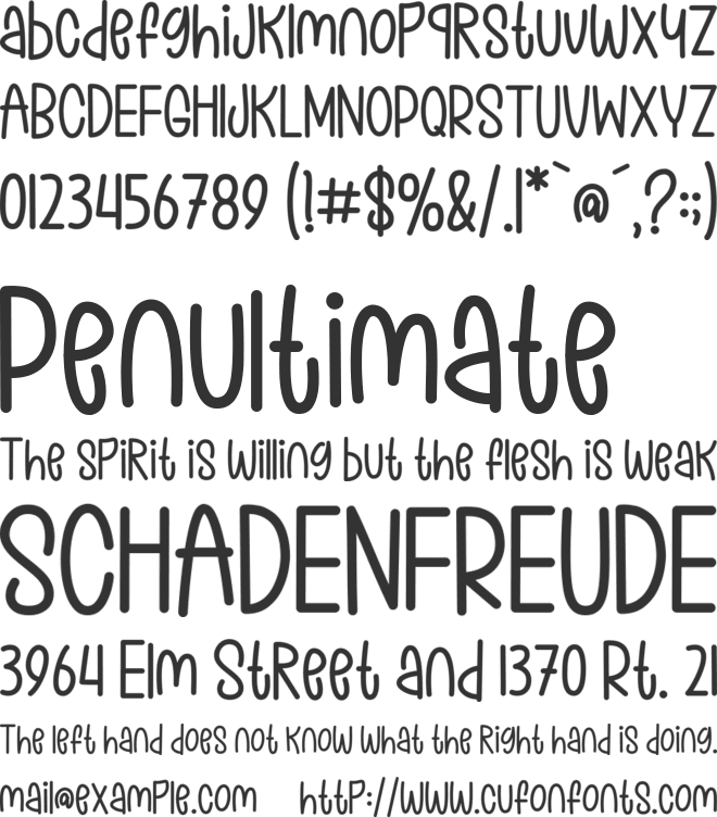 We Are Dreamer font preview