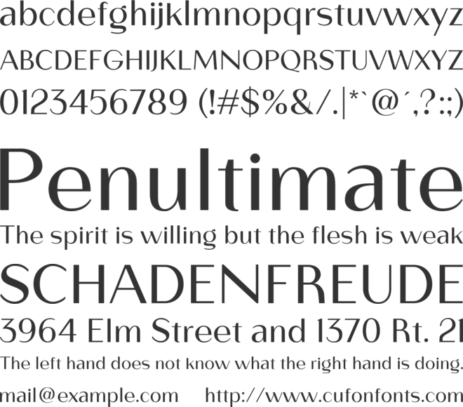 Ruttan font preview