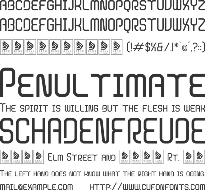 Klown Void font preview