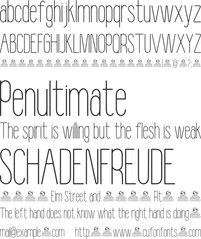 Moondelica Personal Use Only font preview