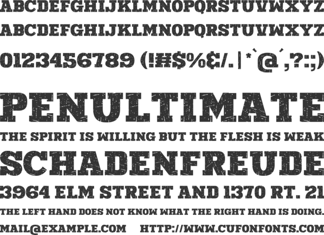 Simple Cause font preview