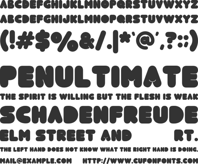 Mekko font preview