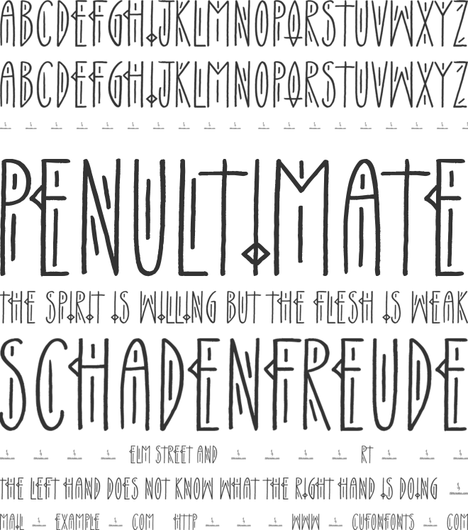 Quick Quack font preview