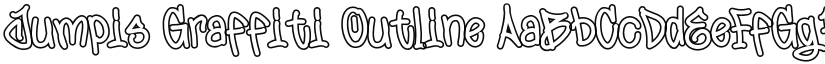 Jumpis Graffiti Outline font