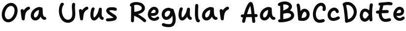 Ora Urus font download