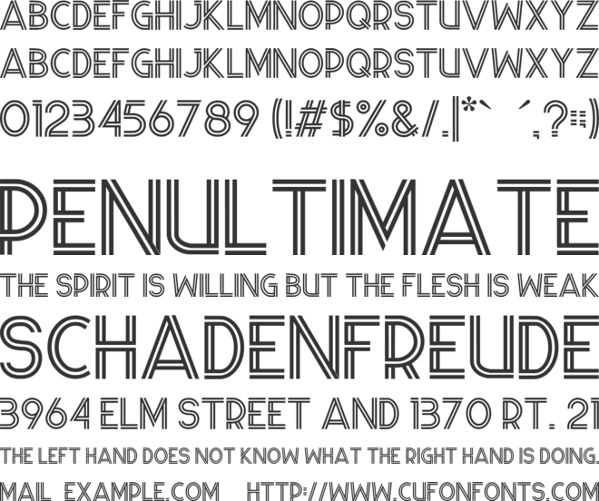 Wander Brave font preview