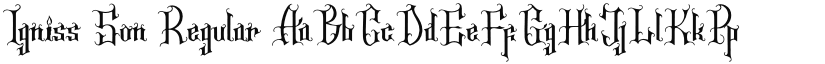 Igniss Son font download