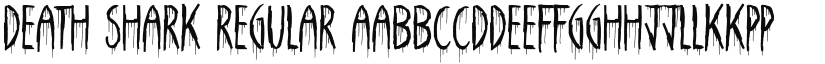 Death Shark Regular font