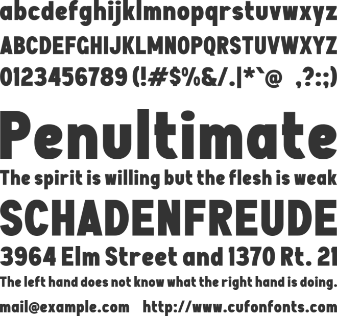 n Nganter font preview