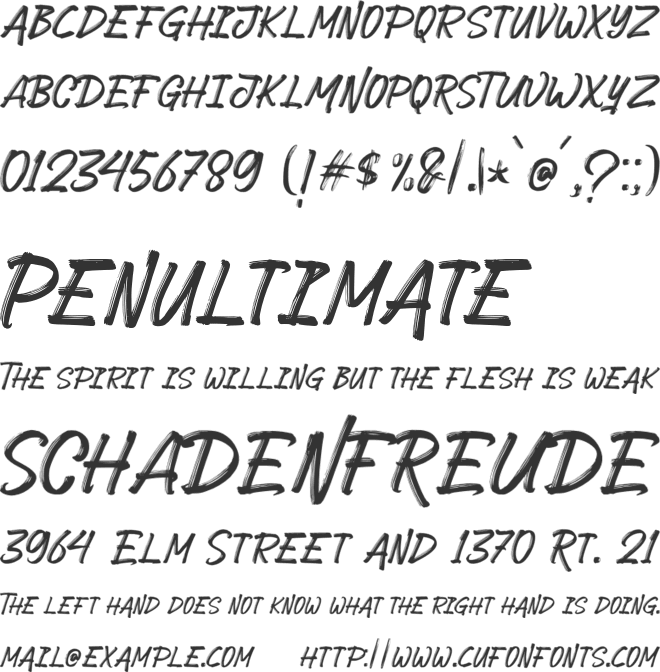 Button Grinder FreePersonal Use font preview