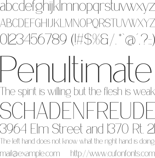 Delicate Elegance font preview