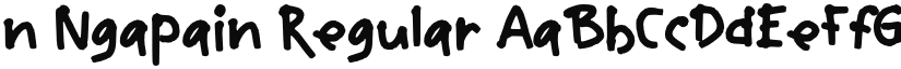 n Ngapain font download