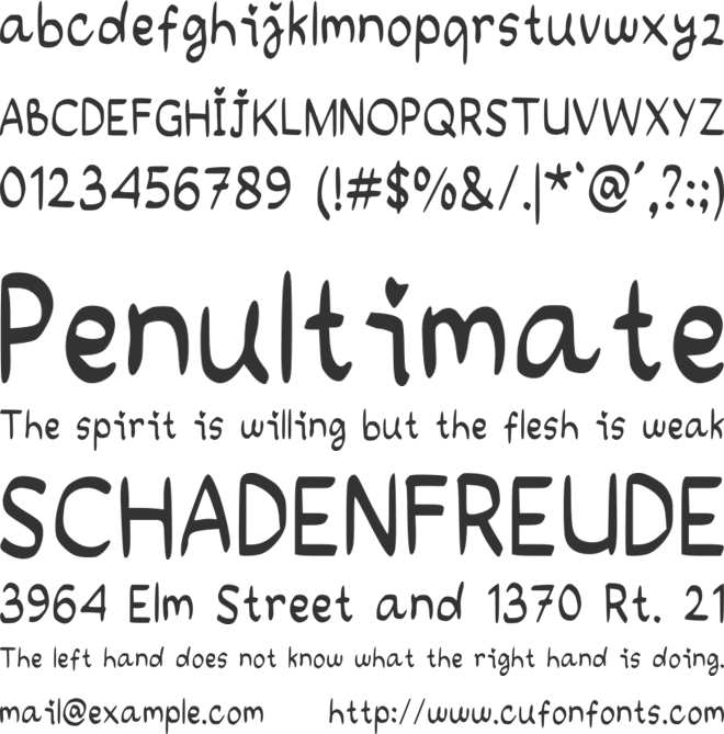 Yellou font preview