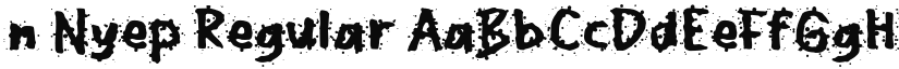 n Nyep font download