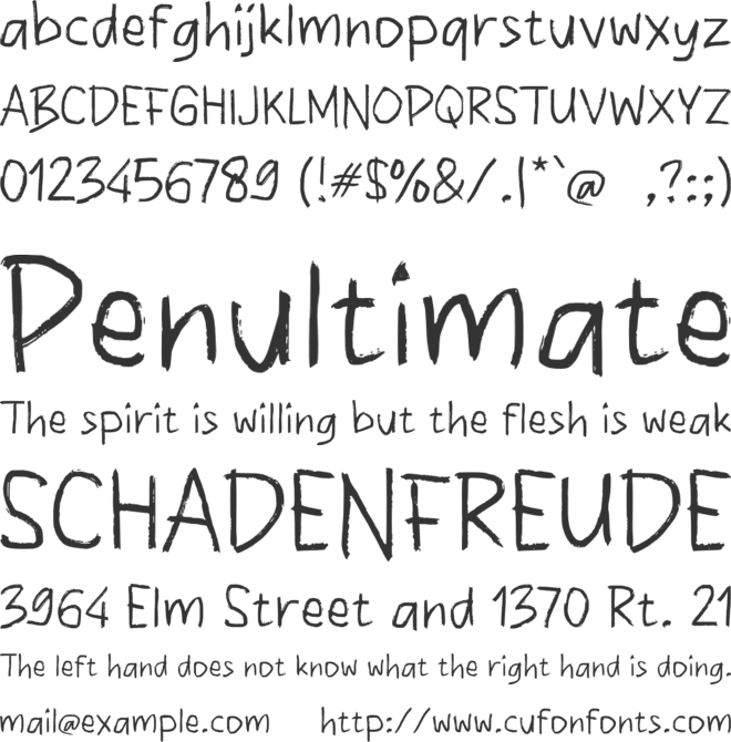 n Nekomania font preview