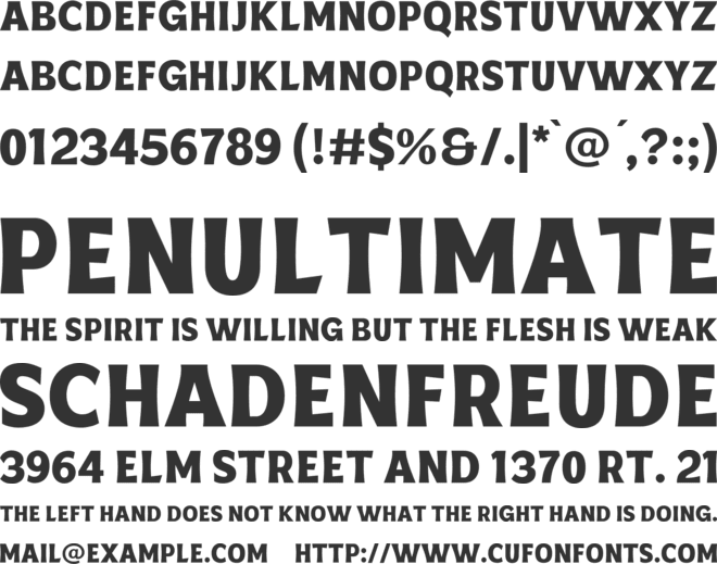 Basted Clubs font preview