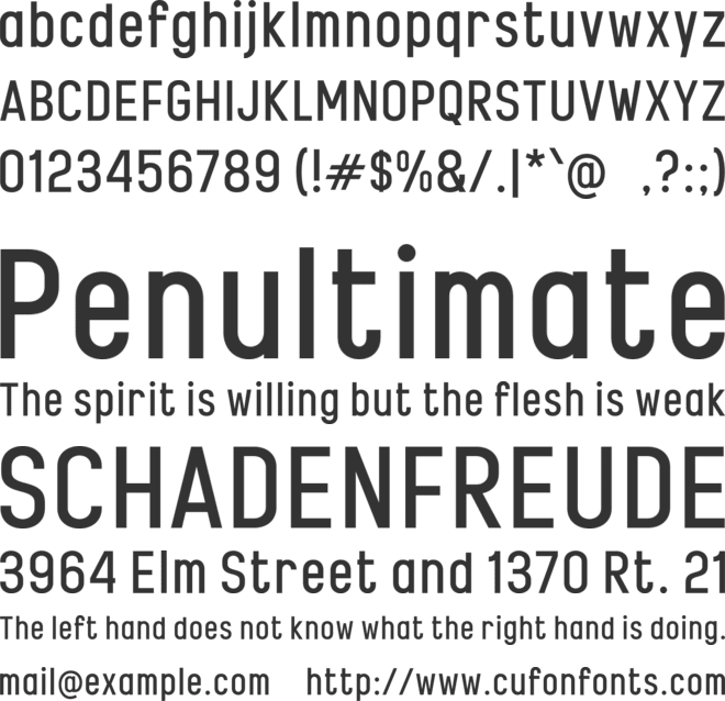 n Nightask font preview