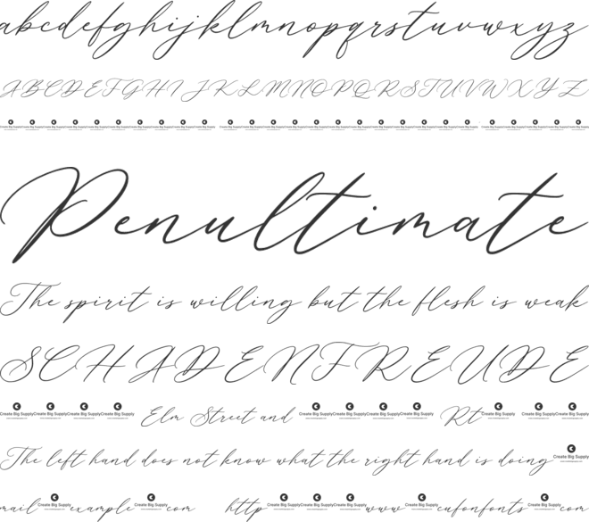 Hellow Script font preview