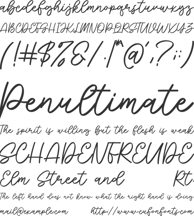 marryvibes font preview