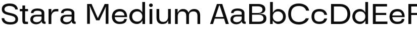 Stara Medium font