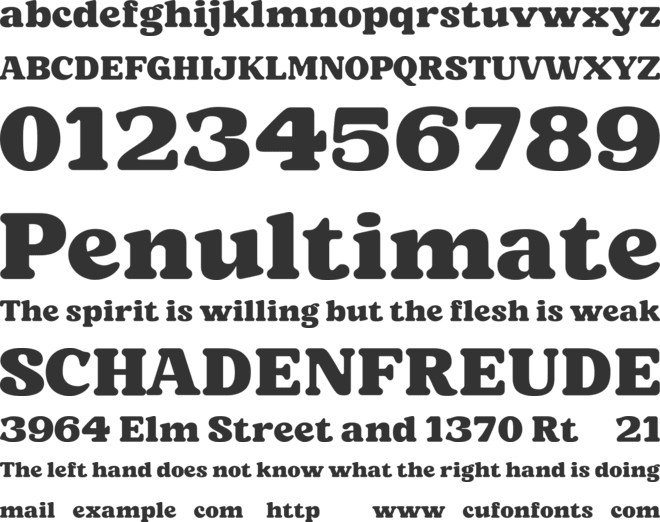 Midcent 60s font preview