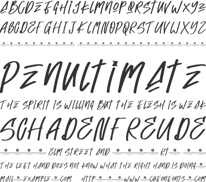 The Noerman font preview