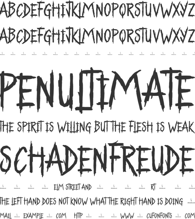 Dare to Share font preview