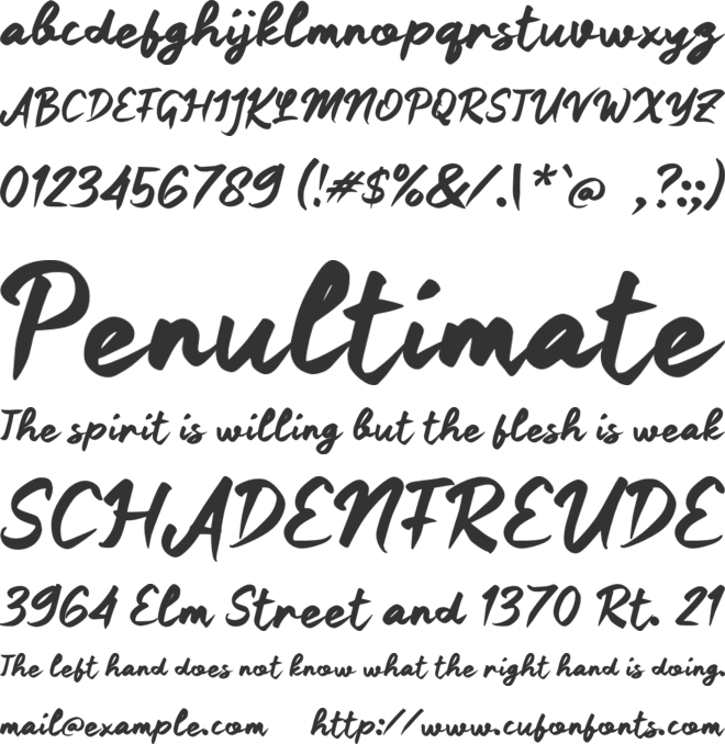 n Nyimut font preview