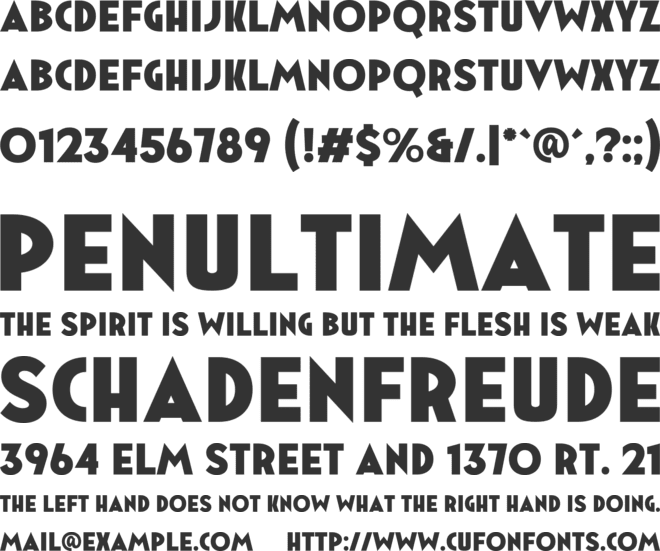 Minzeeca FREE font preview