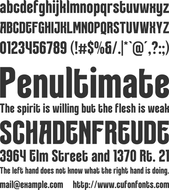 Redock font preview