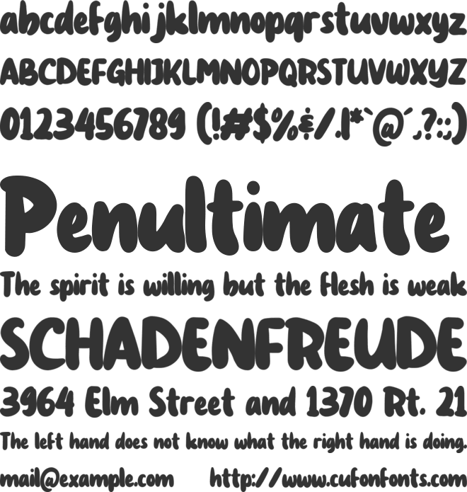 Watermelon Sugar font preview