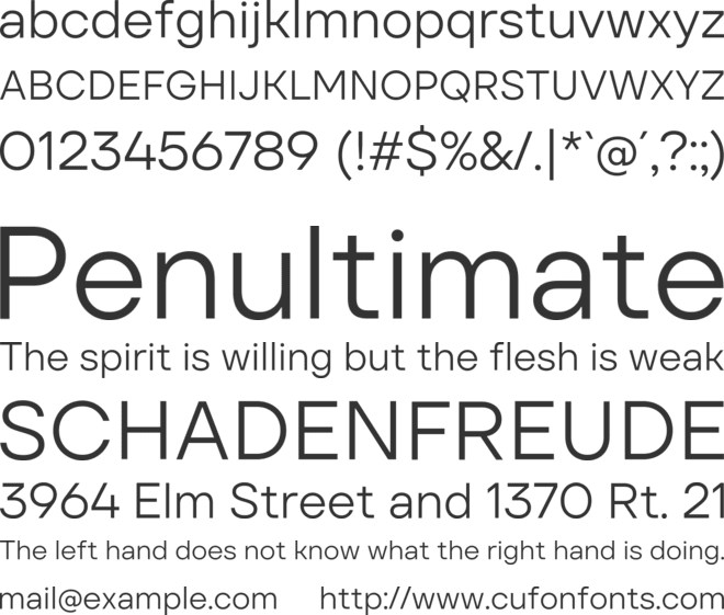 TT Firs Text Trial font preview