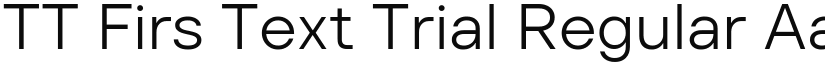 TT Firs Text Trial font download