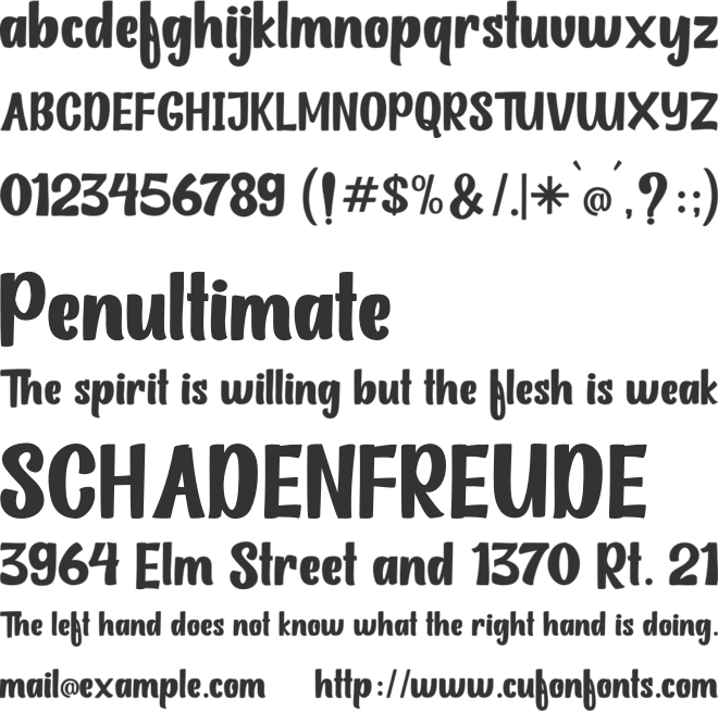 FH Collena 06 PersonalUse font preview