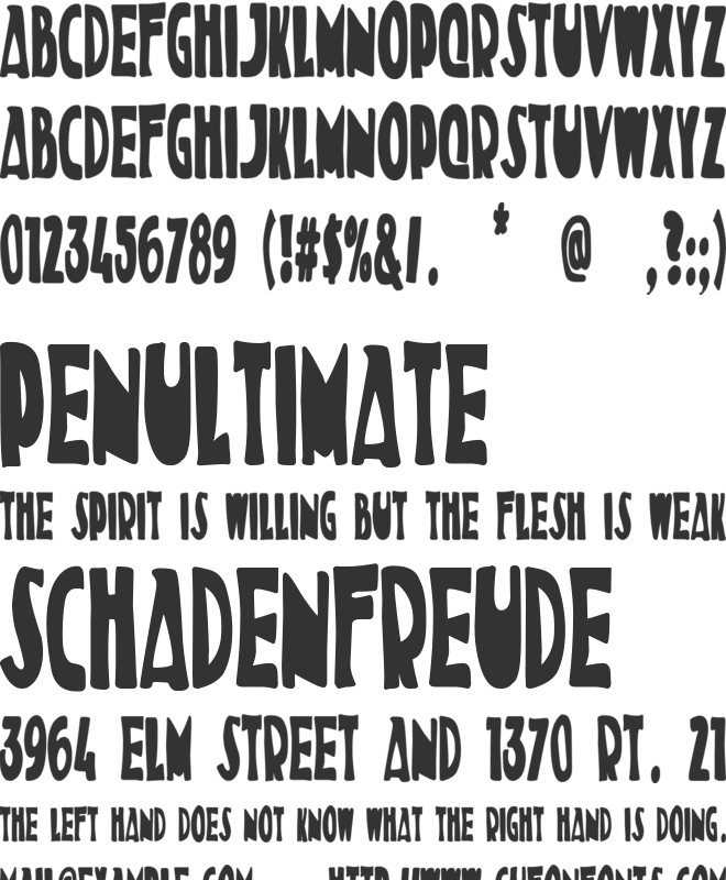 De Ribera Tribute font preview