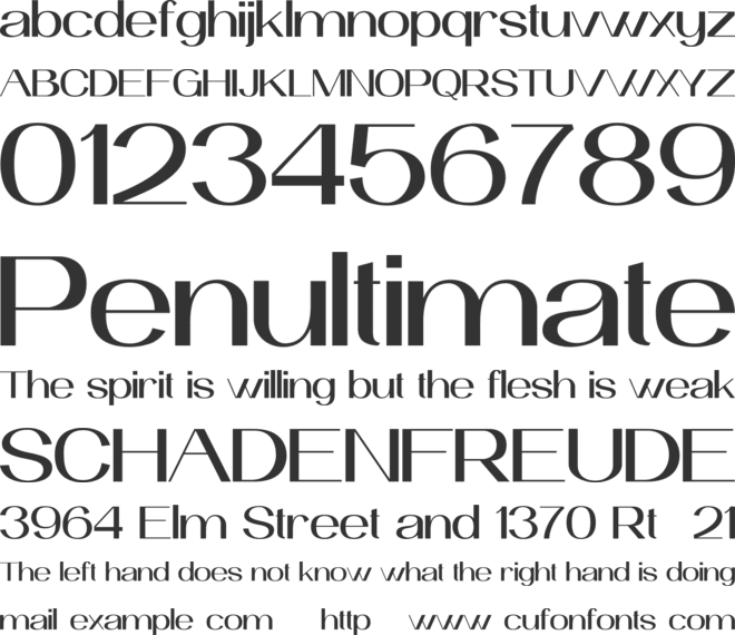 Moerostesa Personal Use font preview