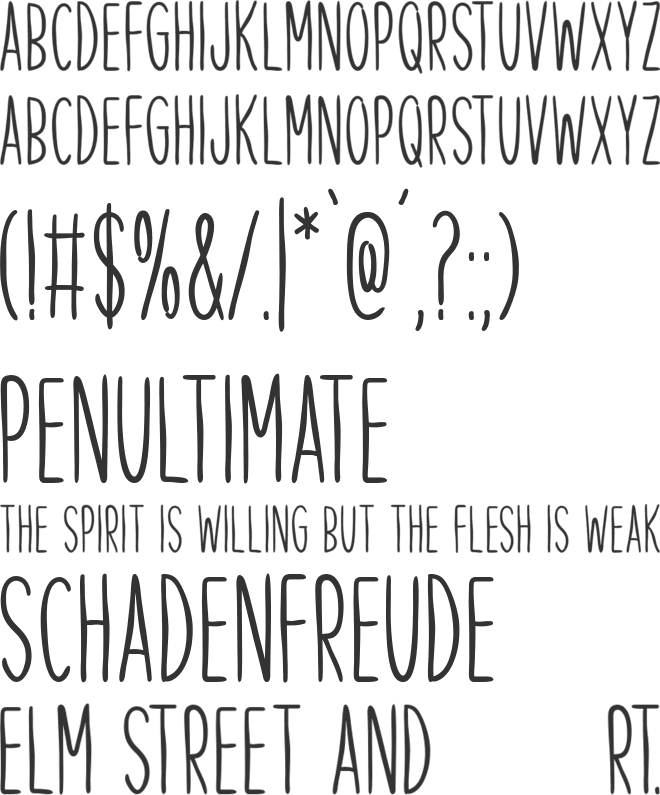 Adored Sweetie font preview