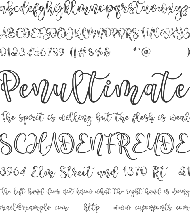 Sublime font preview