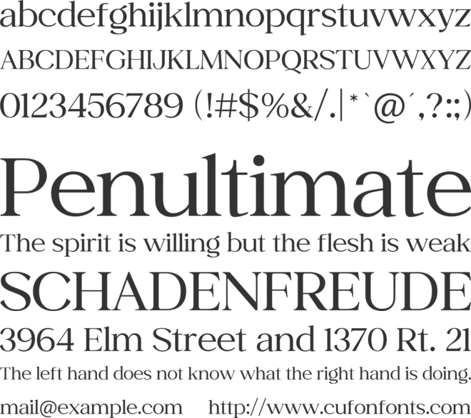 Bright Holiday font preview