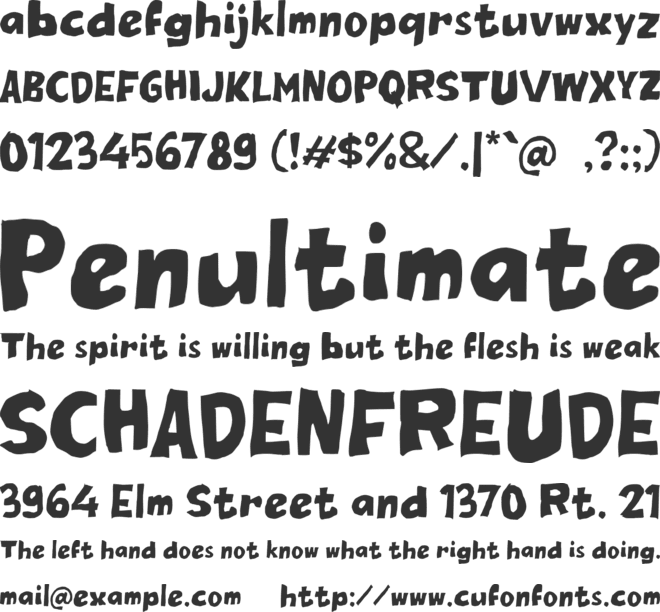 n Negoyak font preview