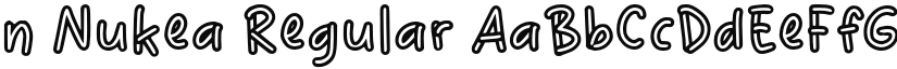 n Nukea font download