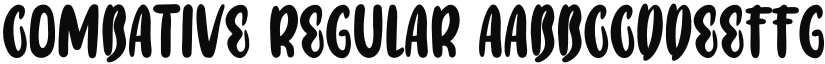 Combative font download