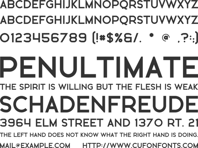 Hape font preview