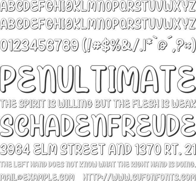 Jarime Stuch font preview