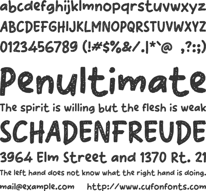 n Nikmati font preview