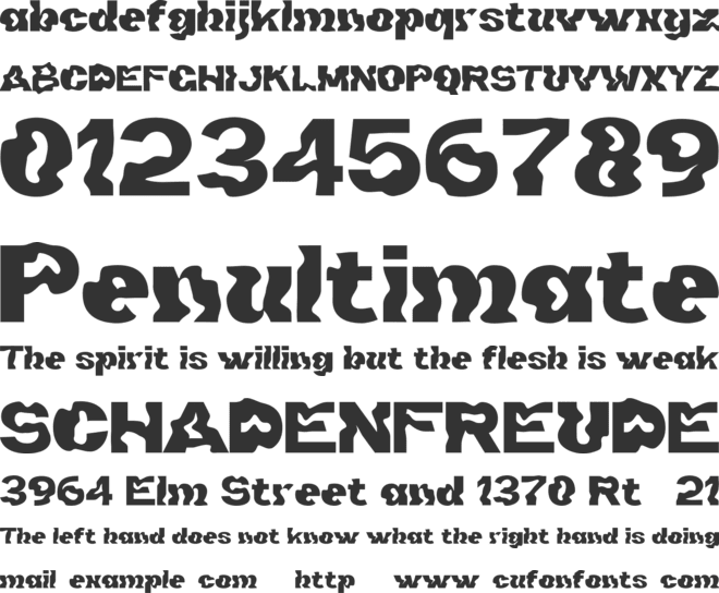 Laine Lity Personal Use font preview